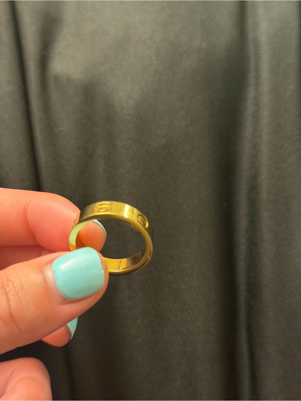 Cartier style ring size 8